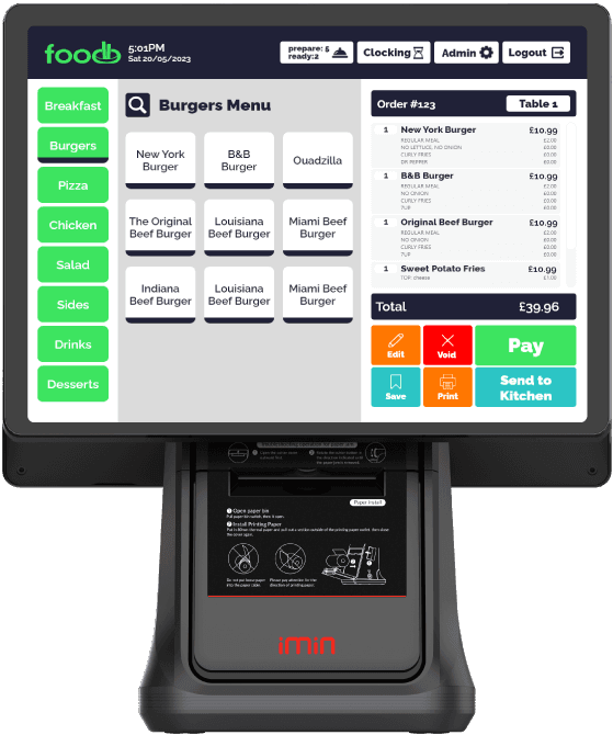 EPOS Till System in Finchley, London